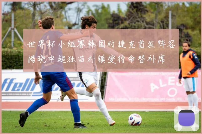 世界杯小组赛韩国对捷克首发阵容揭晓中超独苗朴镇燮待命替补席